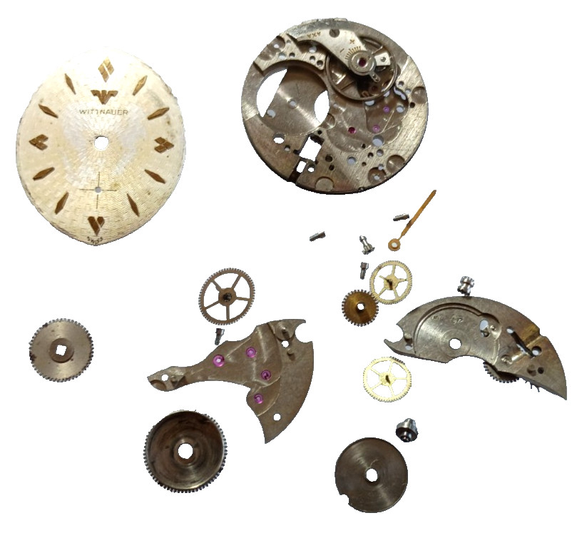 Wittnauer 11B AS 1200 Watch Parts Lot Watchmaker Repair parts
