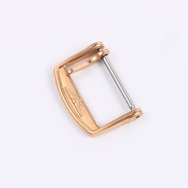14 16 18mm Stainless Steel Pin Buckle Clasp for Longines Garland Rose Gold