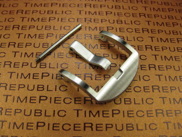 24mm Swiss 316L Stainless Screw In Thumbnail Buckle 1pc PANERAI LUMINOR Brush P
