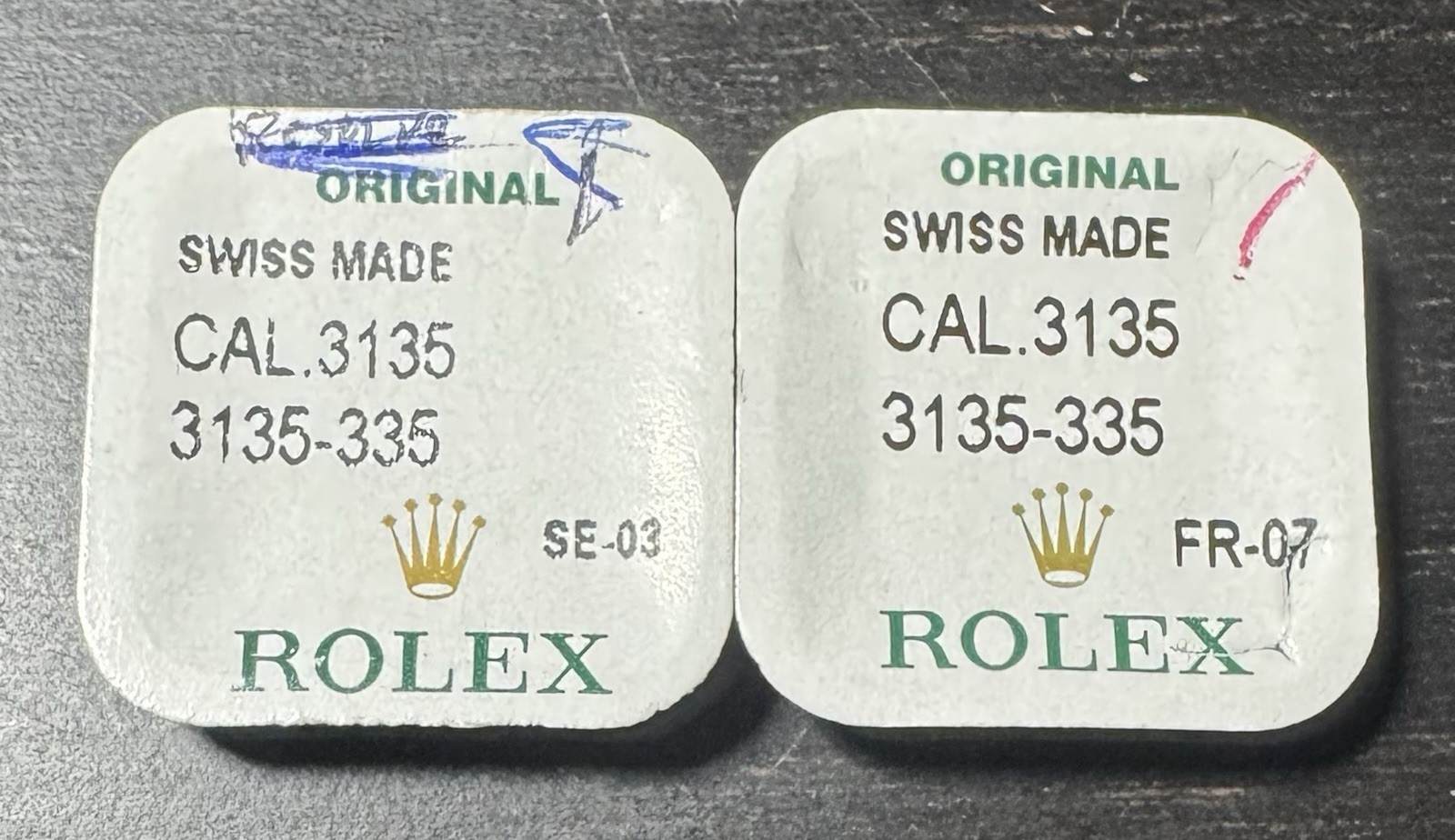 Rolex Cal. 3135 Part 335 Minute & Cannon Pinion 3135-335