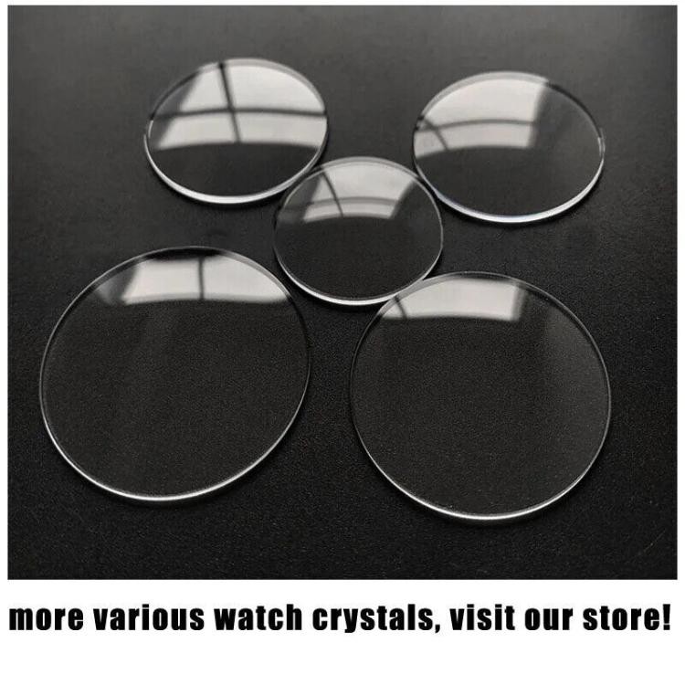 Watch Glass Parts 1.5mm Round Mineral Lens Sapphire Crystal Single Dome 20-40mm