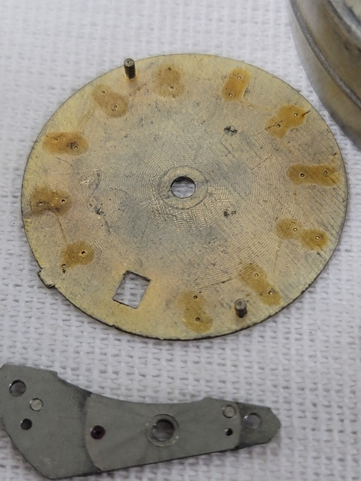 Seiko Sportsmatic Calendar 820 Sea Horse 17j Watch Movement Dial Part