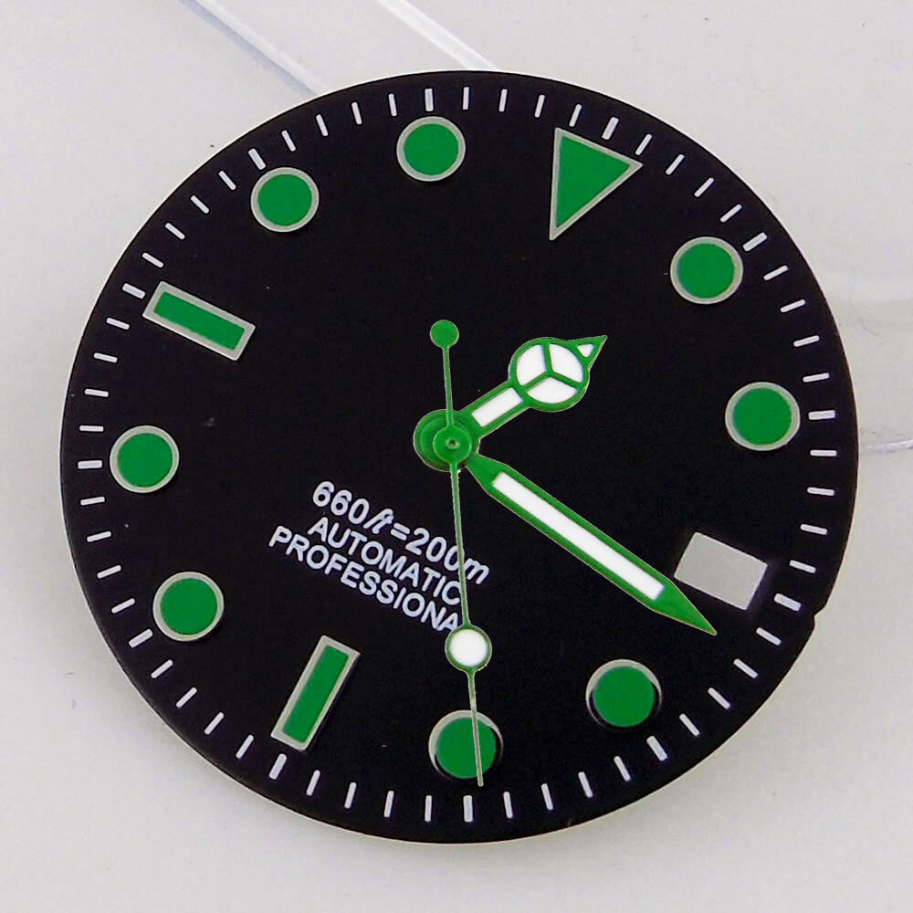28.5mm Watch Dial Face Hand Set Fit NH35 NH36 NH35A NH36 Automatic Movement Date