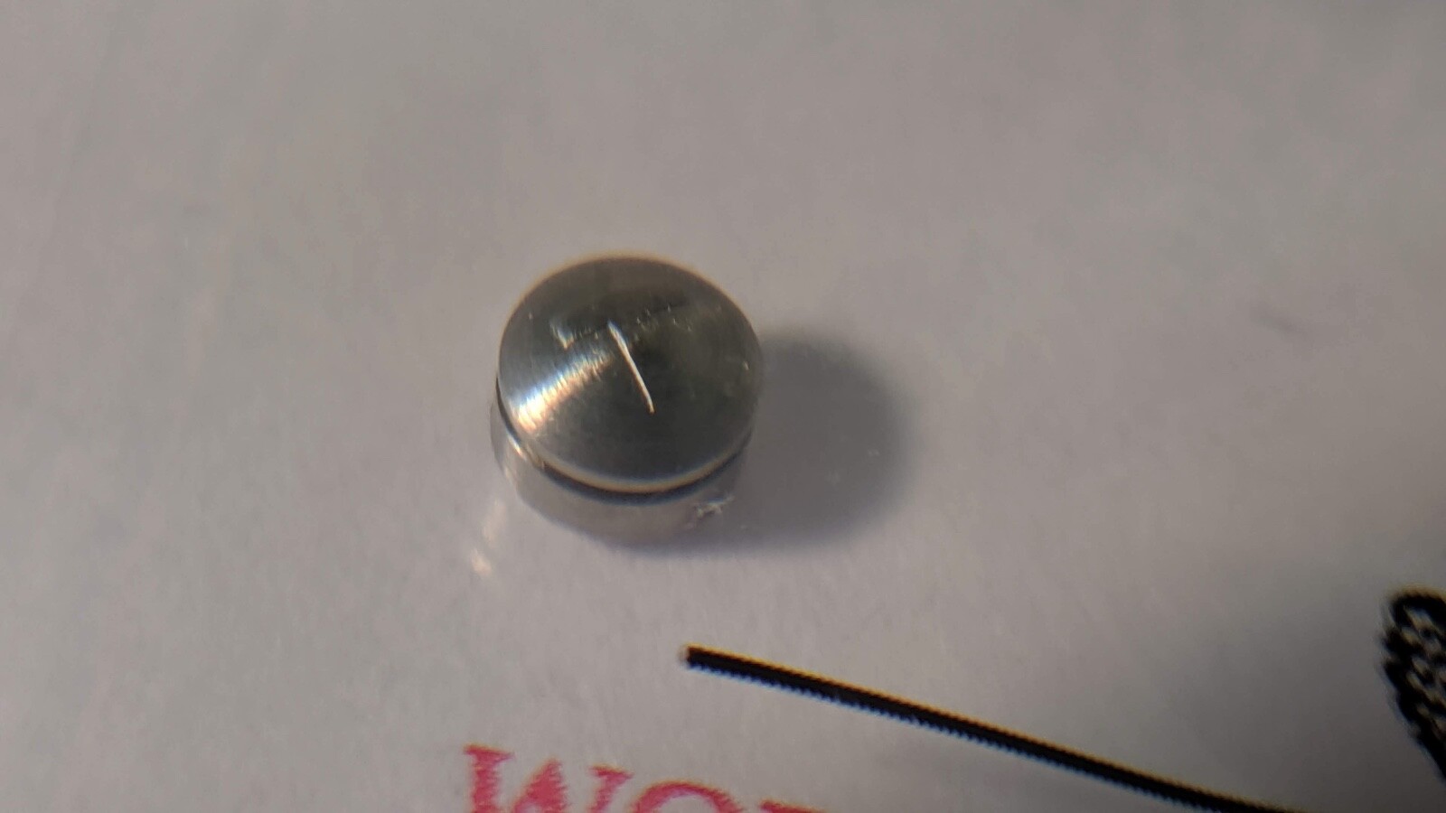 Tissot CROWN White (08) 3.5mmx2.7mm) NEW M0.90 (tap 10)