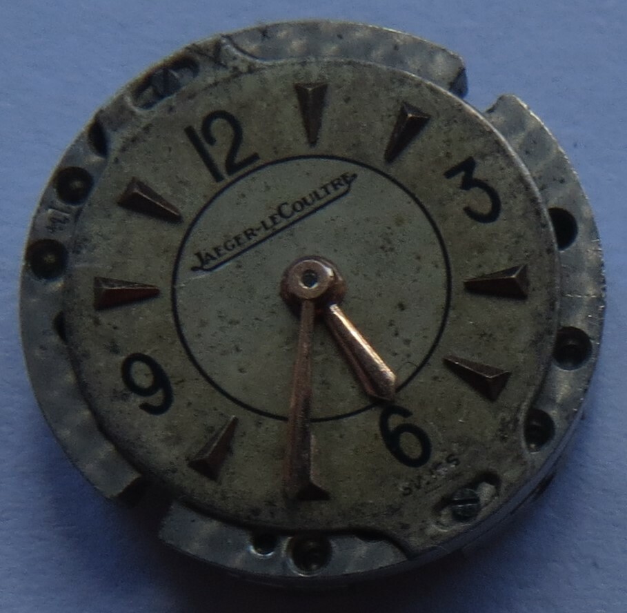 Jaeger LeCoultre lady wristwatch movement & dial 15 mm. in diameter