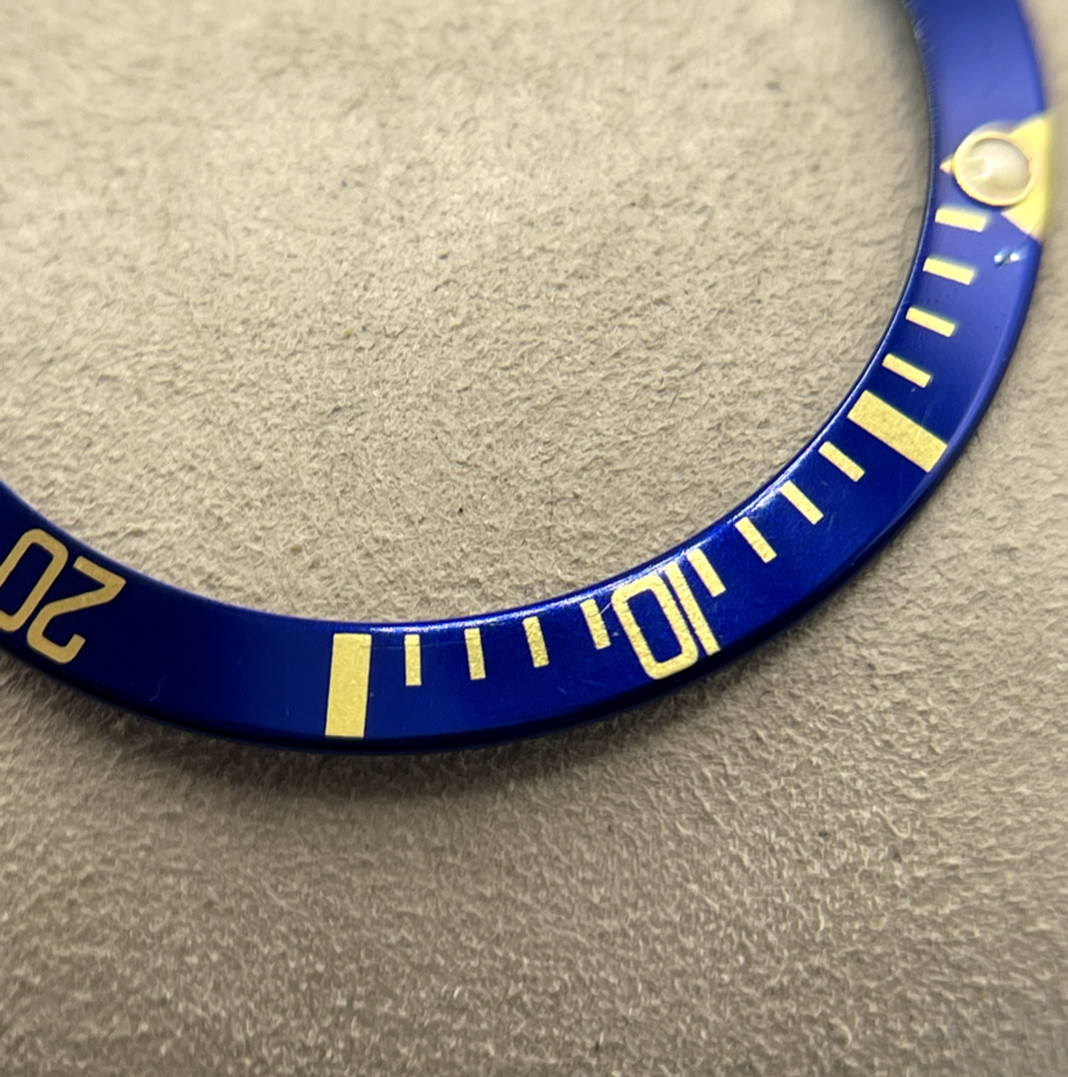 Rolex Submariner 16613 Bezel Insert Blue and Gold B315-16808-182-A1