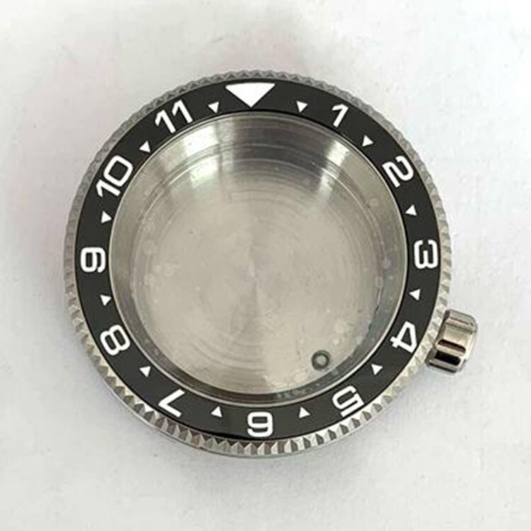 42MM Cylinder Steel Watch Case Sapphire Mirror Modified for NH35/NH36 Movement