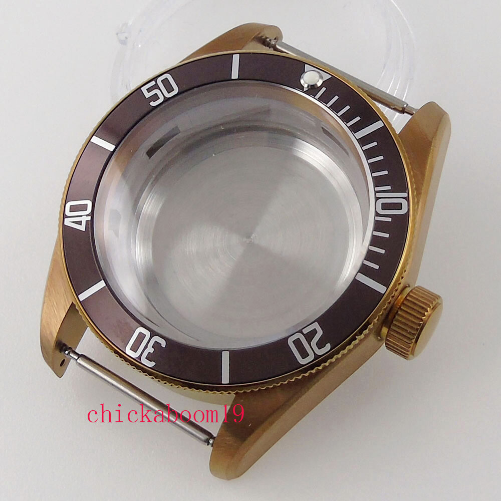 Corgeut 41mm Sapphire Case fit Miyota 8205 8215 ETA 2836 2824 Mingzhu 2813 watch