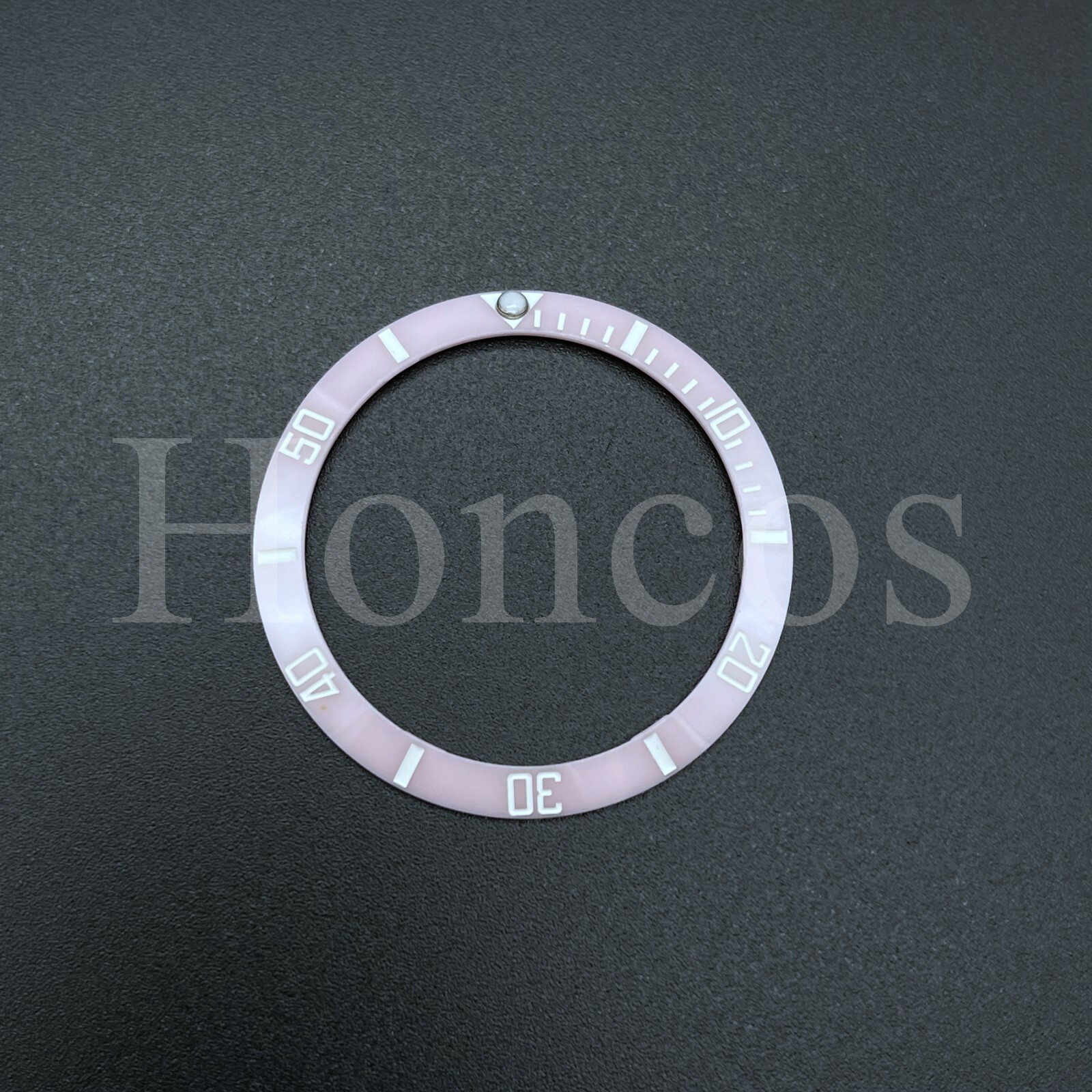 Ceramic Bezel Insert to fits for Rolex Sub 5512 5513-1 1665 1680 Pink and White