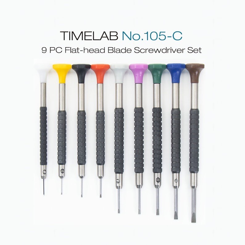9 SCREWDRIVER FOR PANERAI MARINA LUMINOR RADIOMIR GMT SET WITH EXTRA BLADES TOOL