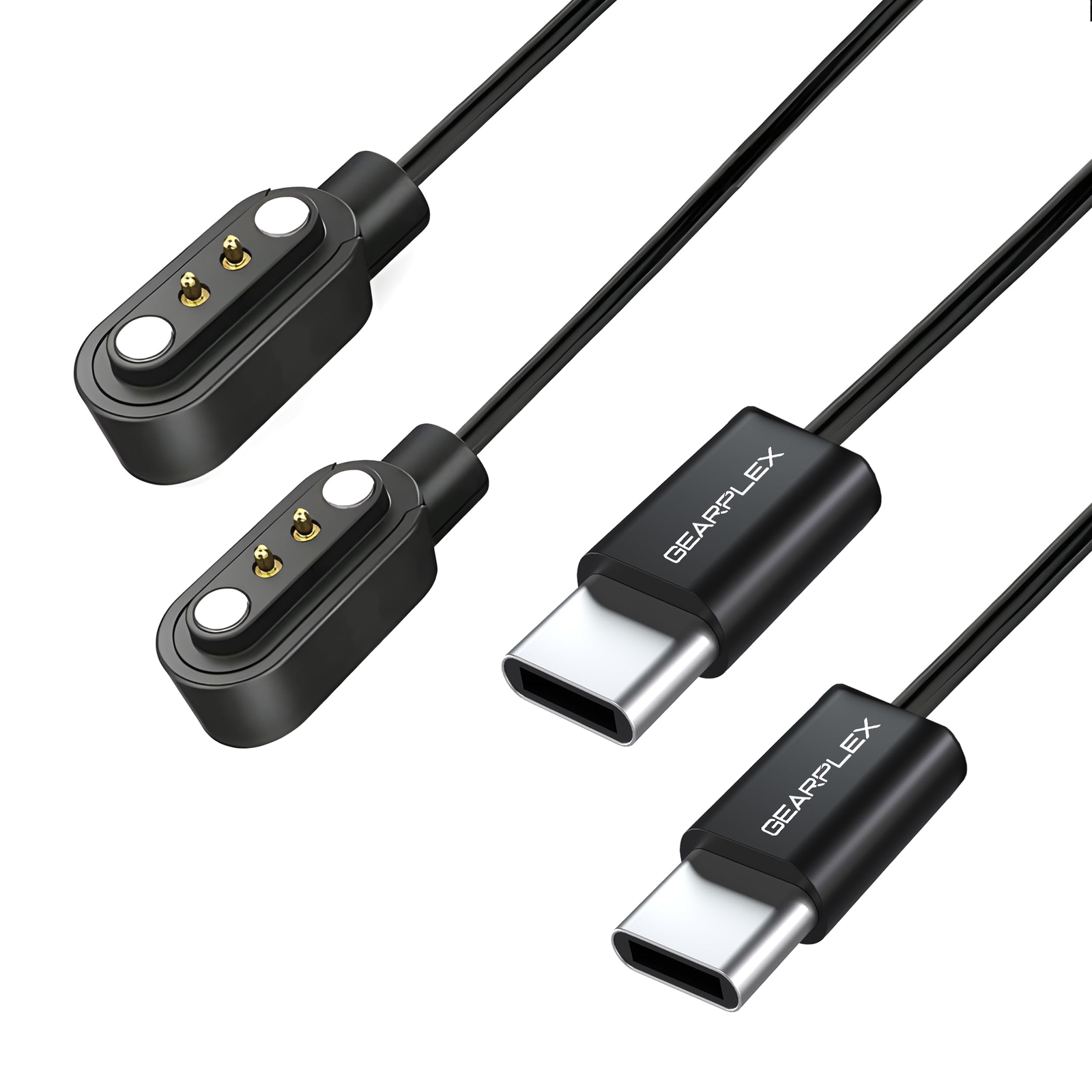 Magnetic Smart Watch Charging Cable Compatible Apple Samsung Fitness2.5mm Type c