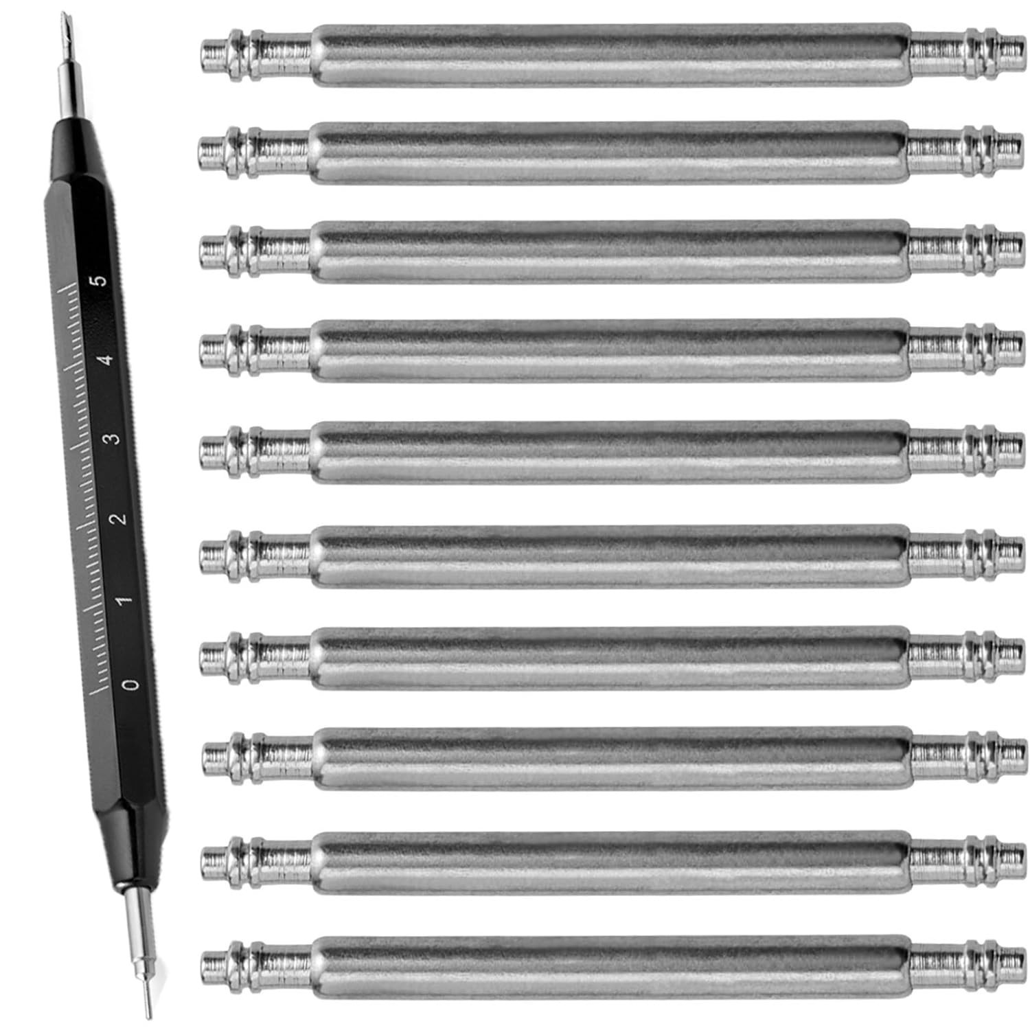 14mm 16m 18mm 20mm 22mm 24mm Spring Bars, Watch Pins φ1.8mm Diameter 10pcs