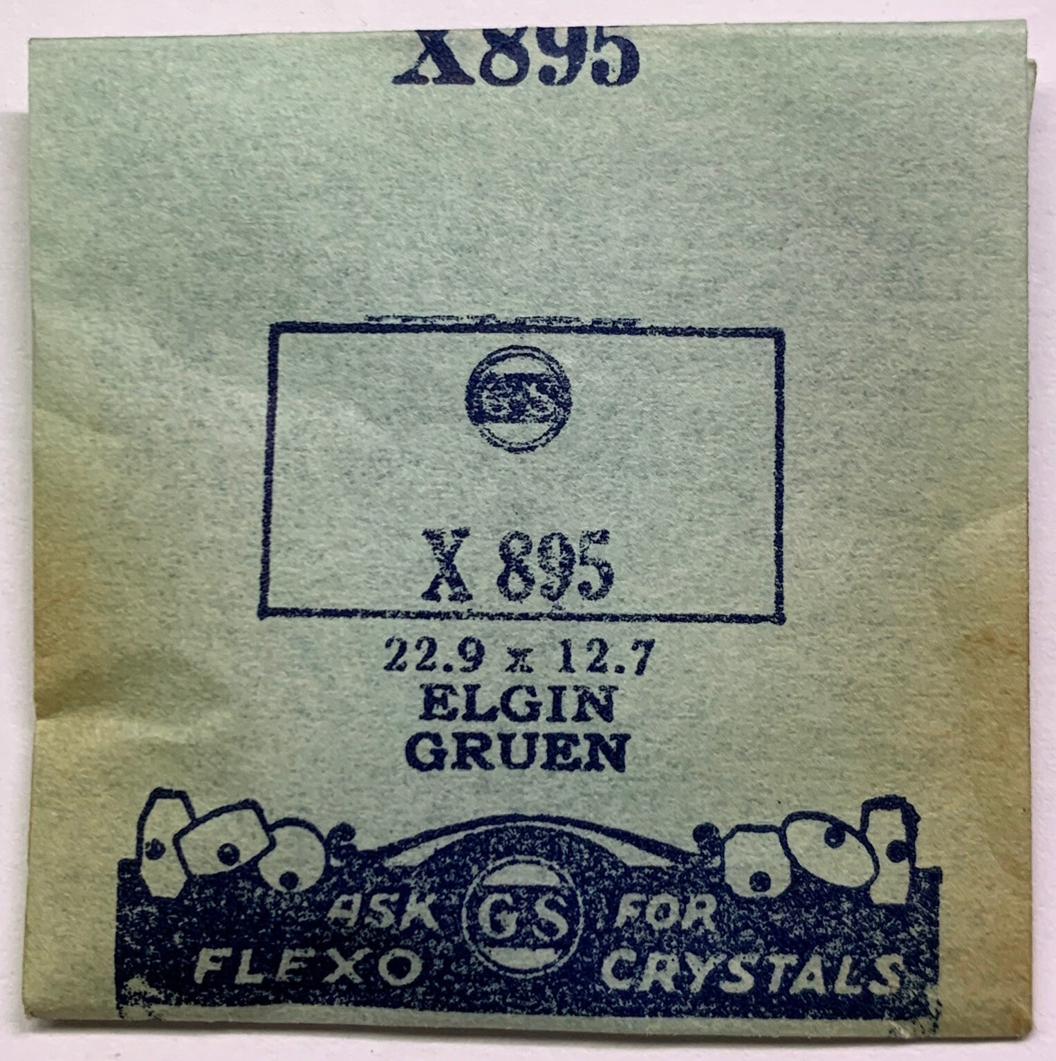 Original NOS G-S “X” Wristwatch Crystals -Variations 895 – 1165 Available!