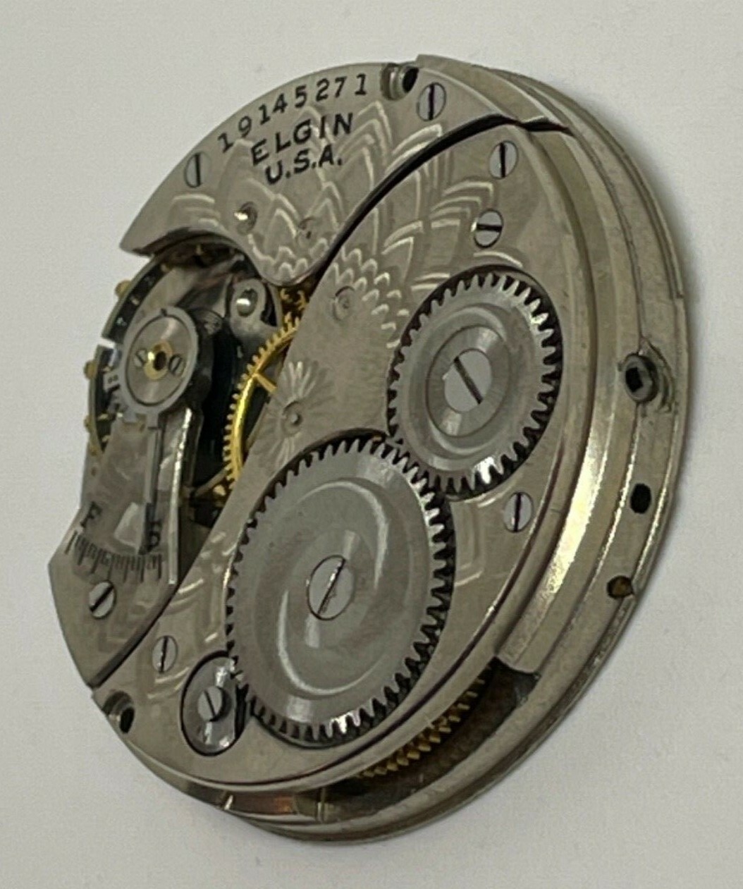 Elgin Movement Double Roller USA