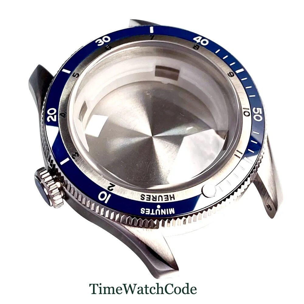 Diving Watch Case for NH35 ETA2824 PT5000 20ATM Double Bow Sapphire Crystal 40mm