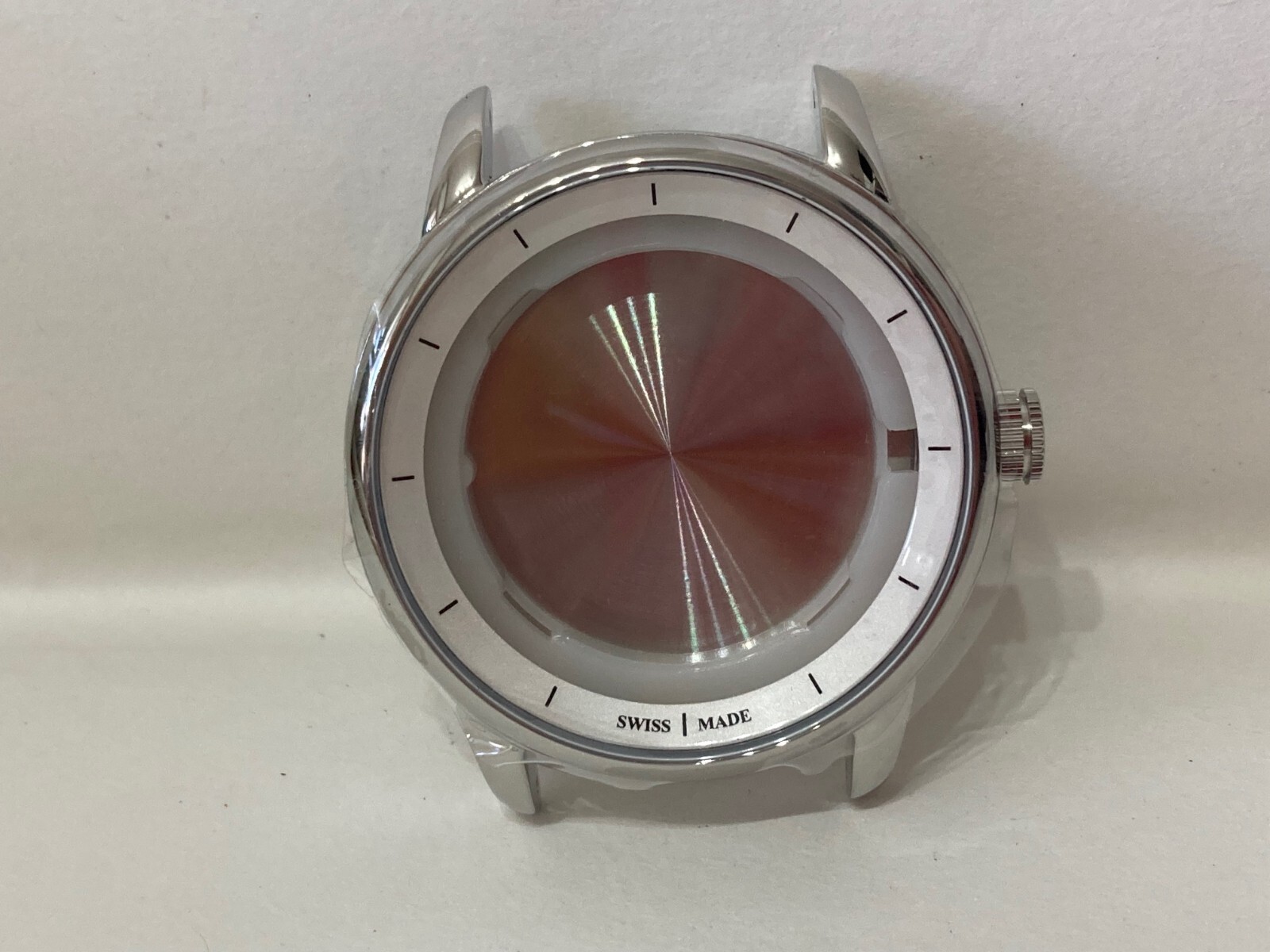 SPARE PARTS ACCESSORY STEEL CASE PHILIP WATCH CARIBE NEW.9