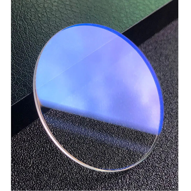 1.2mm Blue AR Coating Sapphire Glass Watch Lens Flat Round Watch Crystal 26-40mm