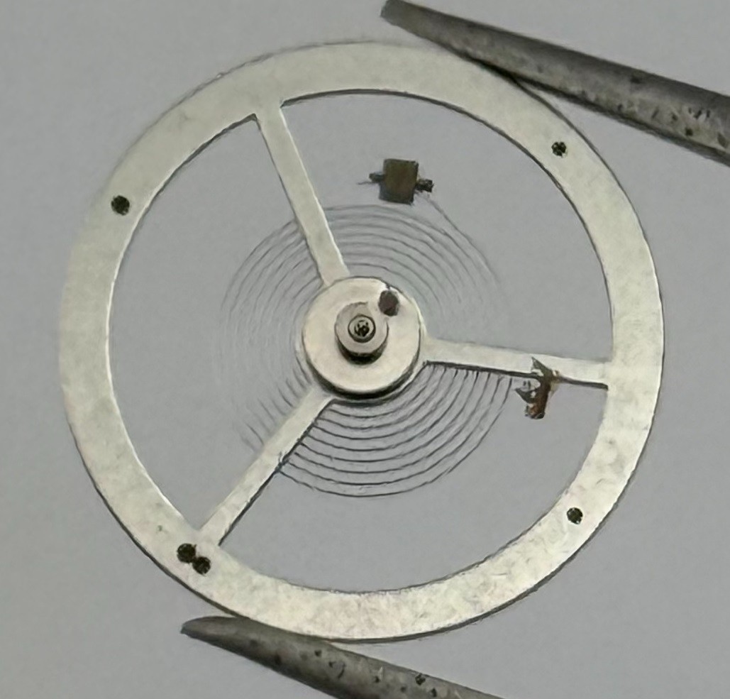 BFG 582 Balance Wheel Complete And Spring 13½’’’ 1782 Watch Movement Parts NOS