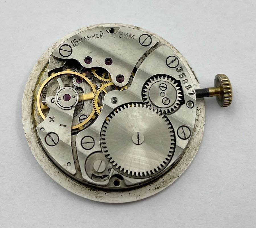 ZIM Pobeda 2602 15 JEWELS MOVEMENT FOR MEN’S WRISTWATCH 100% working B03