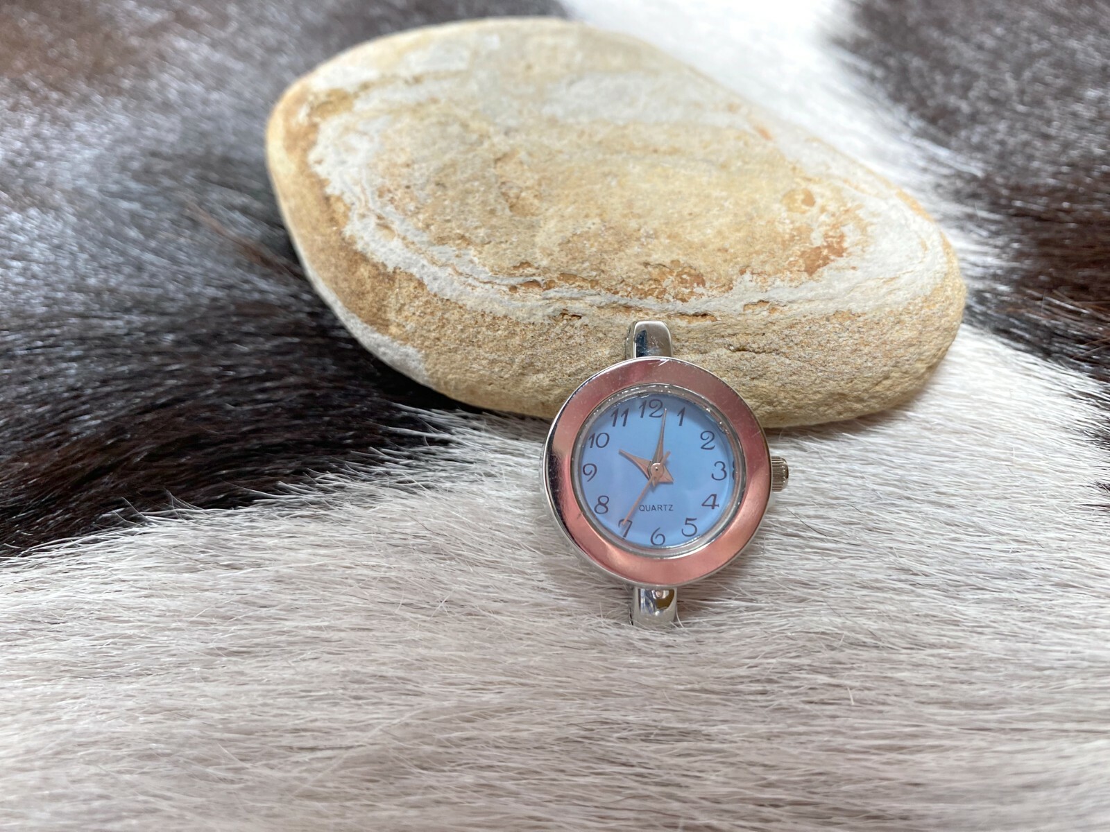 Beading Watch Faces for Jewelry making Blue Round 20 mm Jewelry Making