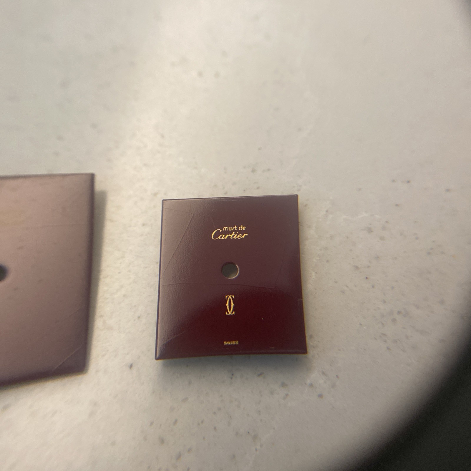 Vintage lady &men TANK MUST DE CARTIER for manual movement