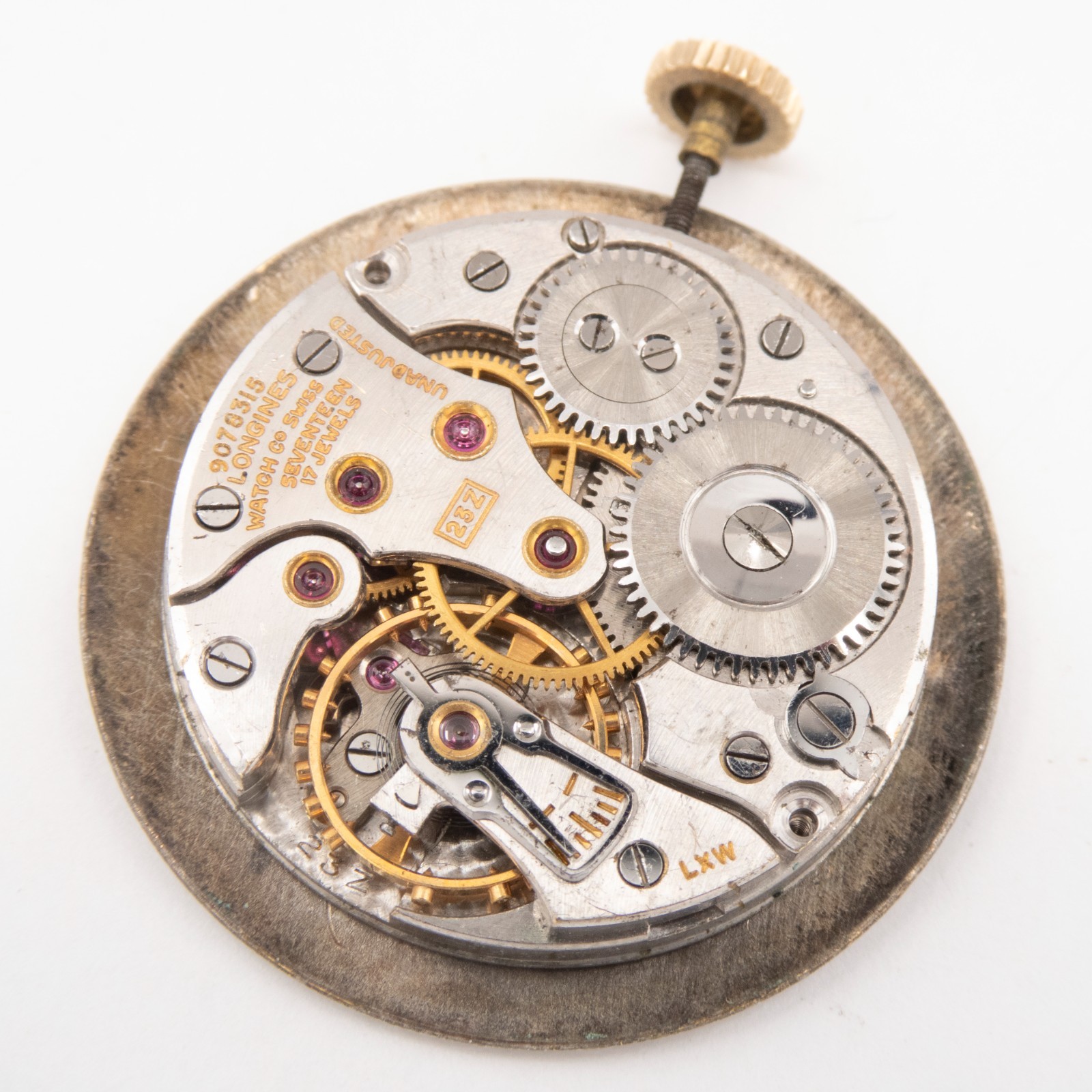 Vintage Longines Caliber 23Z 17-Jewel Wristwatch Movement
