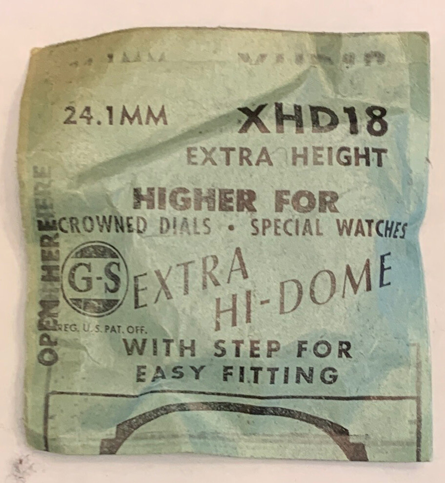 Original NOS G-S “XHD” Wristwatch Crystals – Many Variations Available!