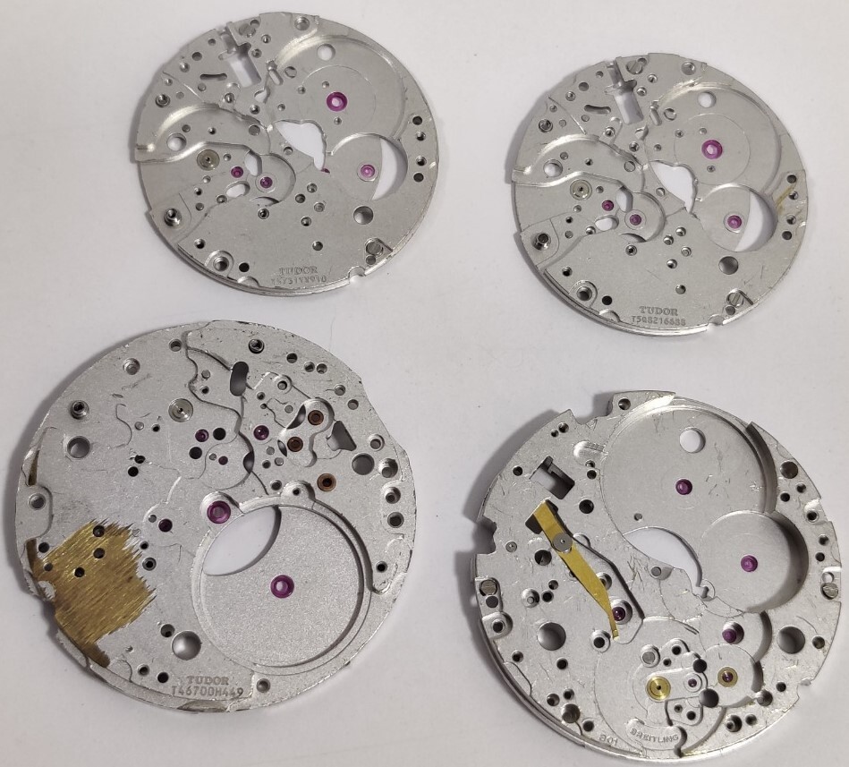 Tudor & Breitling Main Plate for Spare Part Use Only Set of 4 pieces MX-209