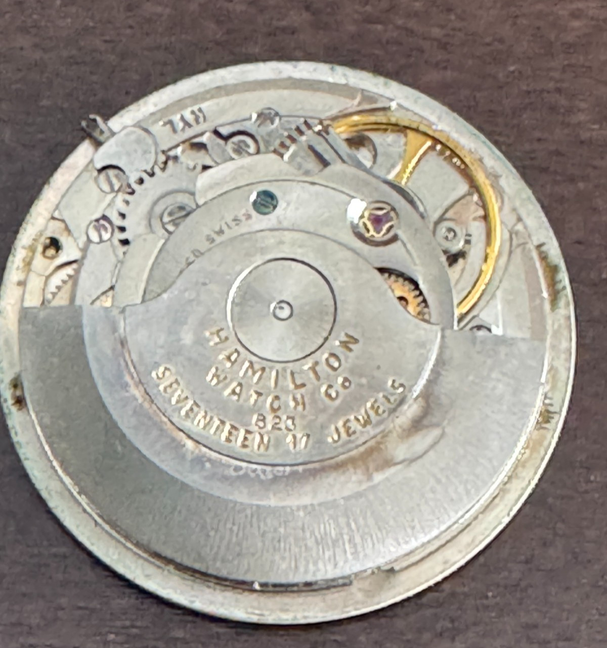 VINTAGE MEN’S HAMILTON AUTOMATIC WRISTWATCH MOVEMENT CAL. 623 RUNS GREAT