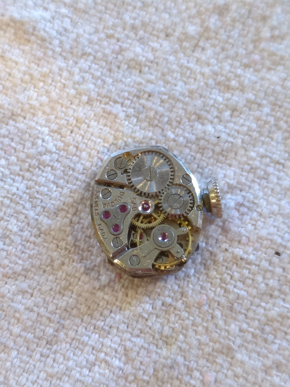 Lot of 9 LADIES WATCH MOVEMENTS For PARTS REPAIR. Hamilton, Bulova, Lady Elgin.