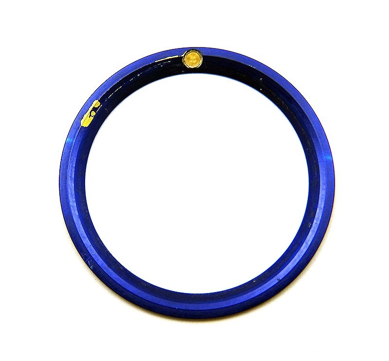 Genuine Rolex Submariner 16803 16613 16808 16618 Blue & Yellow Gold Bezel Insert