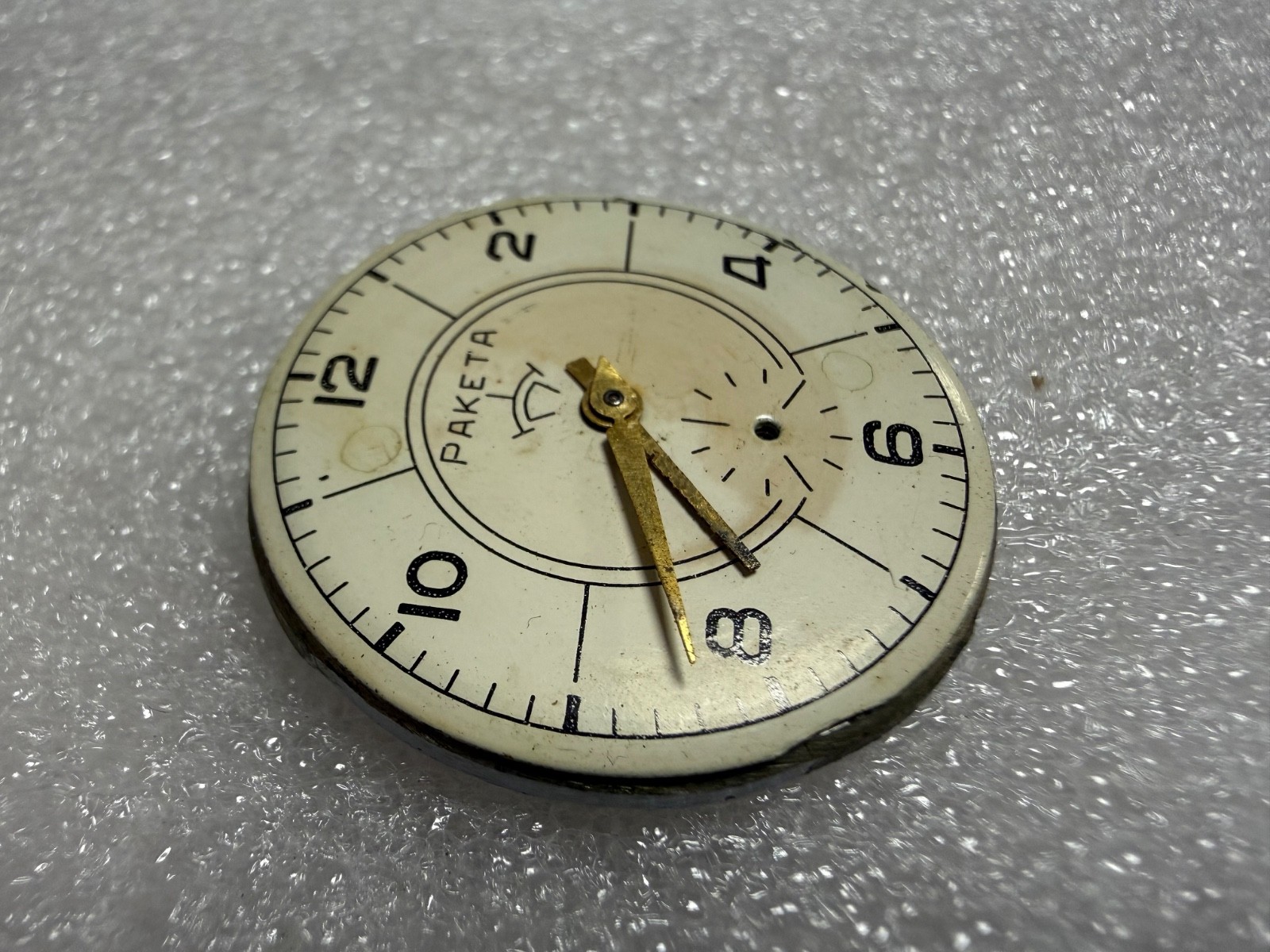 Watch movement USSR Raketa Cal.2602 plus Dial.For parts.