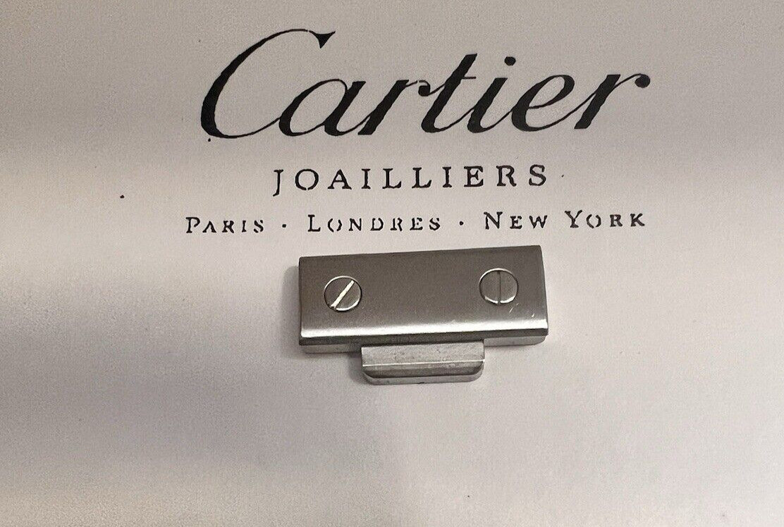 Cartier Watch Link Santos Stainless Steel 16mm NEW UNUSED COMPLETE Swiss Made
