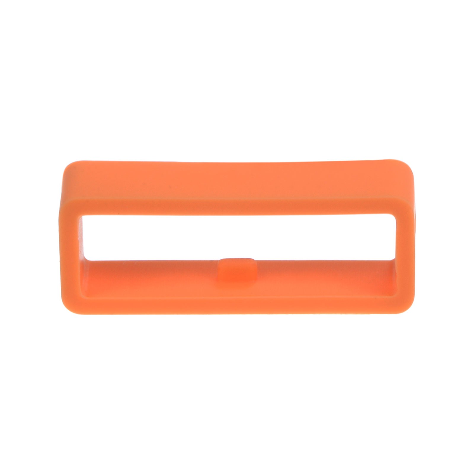 6pcs Watch Strap Circle Fixing Circle 24mm Rubber, Orange
