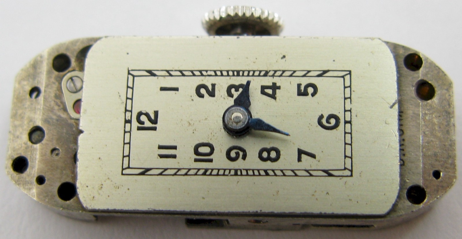 early AS 945 15 jewels baguette watch movement for parts …