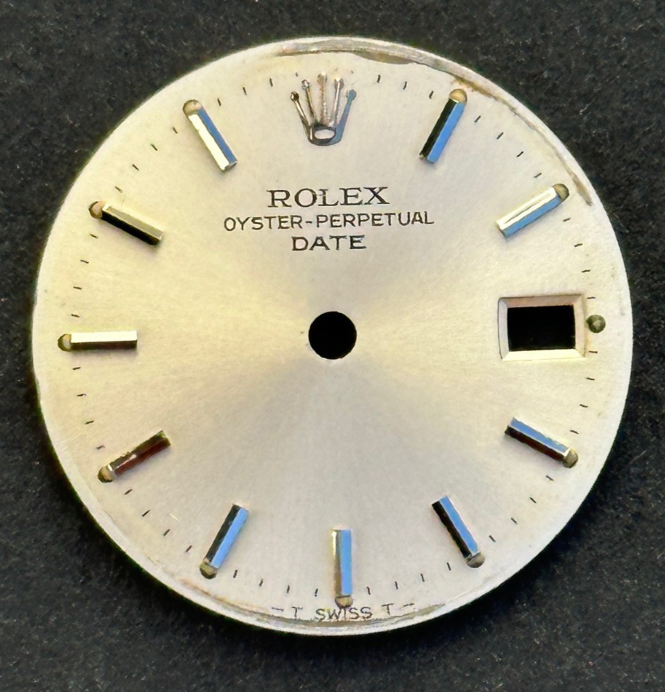 Vintage Rolex Oyster Perpertual Date Watch Dial For 26mm Case 6517 6519 6917