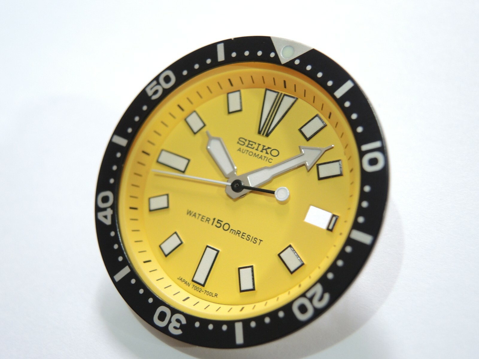 NEW YELLOW DIAL,HANDS,M.T & BEZEL INSERT LARGE DIVERS 7002-7001/700J AUTOMATIC