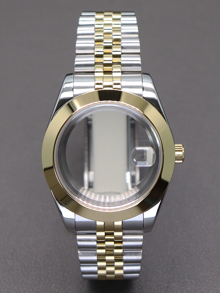 36mm 40mm Inclined Bezel Watch Case+Stainless Bracelet For Seiko Nh35 NH36 8215