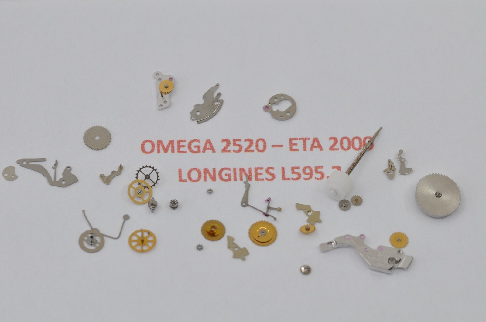 omega 2520 ETA 2000 2000-1 Longines L.595.2 movement part NEW dropdown list