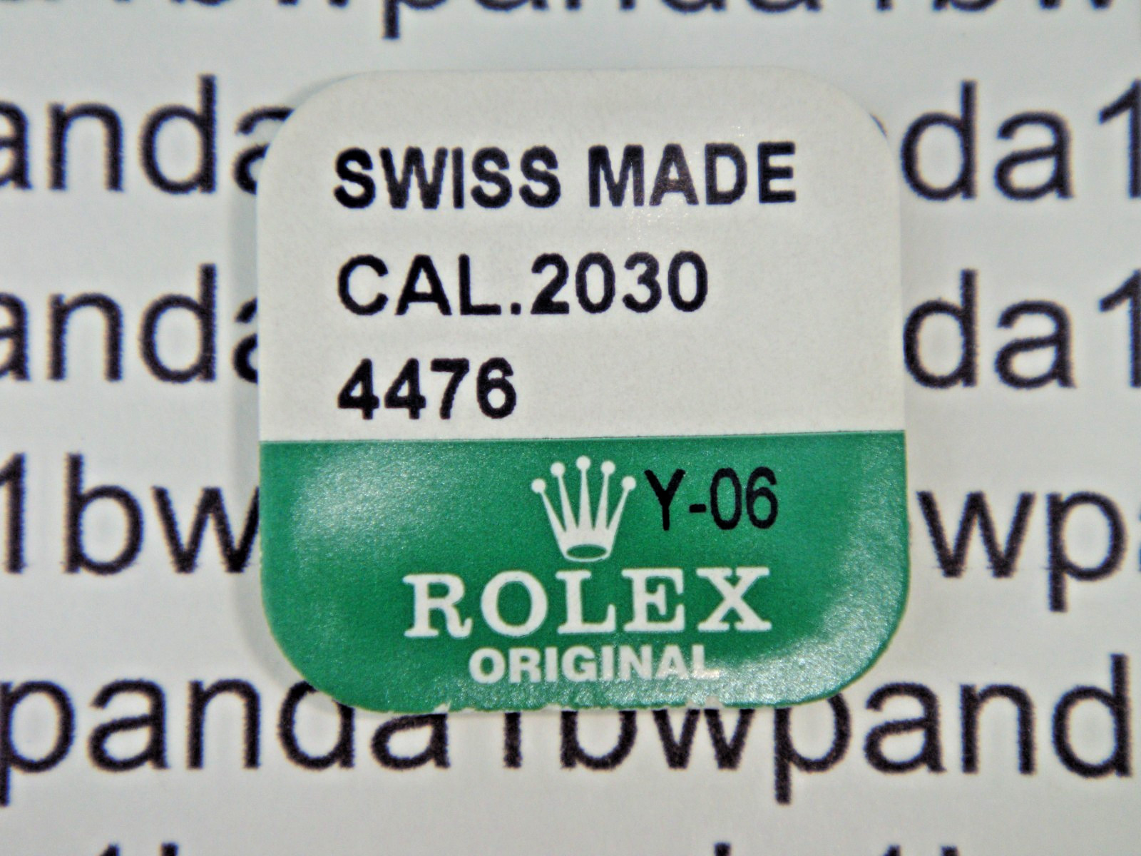 OEM Rolex Cal. 2030 & 2035 ==2030-4476 OSCILLATING WEIGHT ROTOR Axle==NOS Sealed