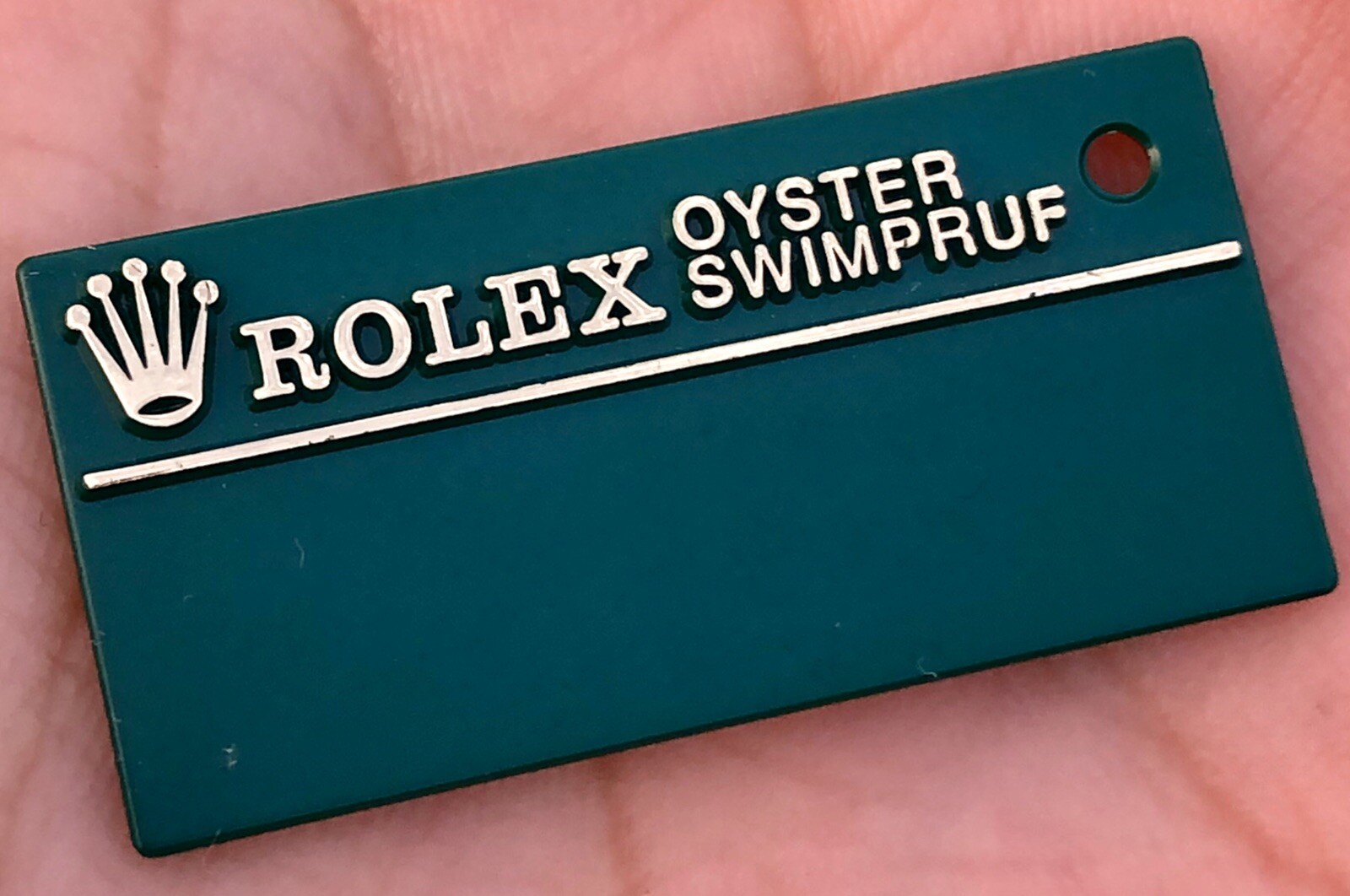 Rolex Submariner GMT Master Sea-Dweller Oyster Swimpruf Green Hang Tag ORIGINAL