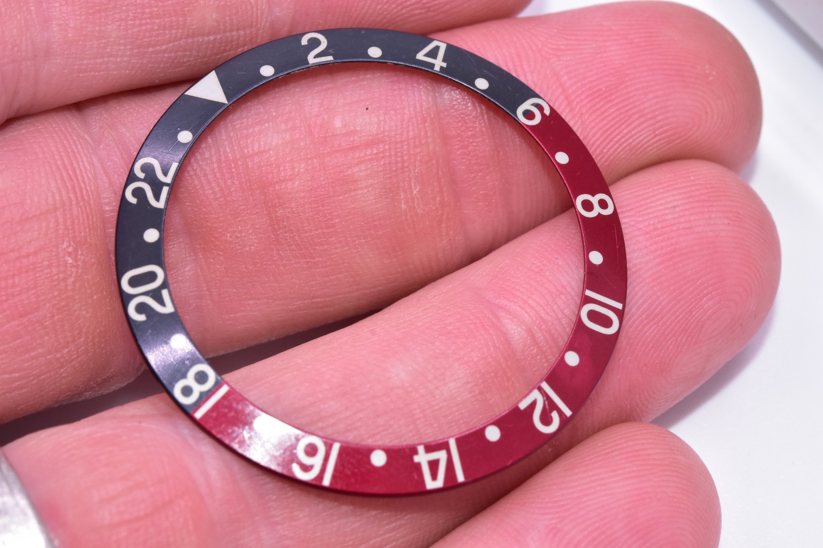 Vintage Rolex GMT Master 16760 Fat Lady Coke Insert Faded