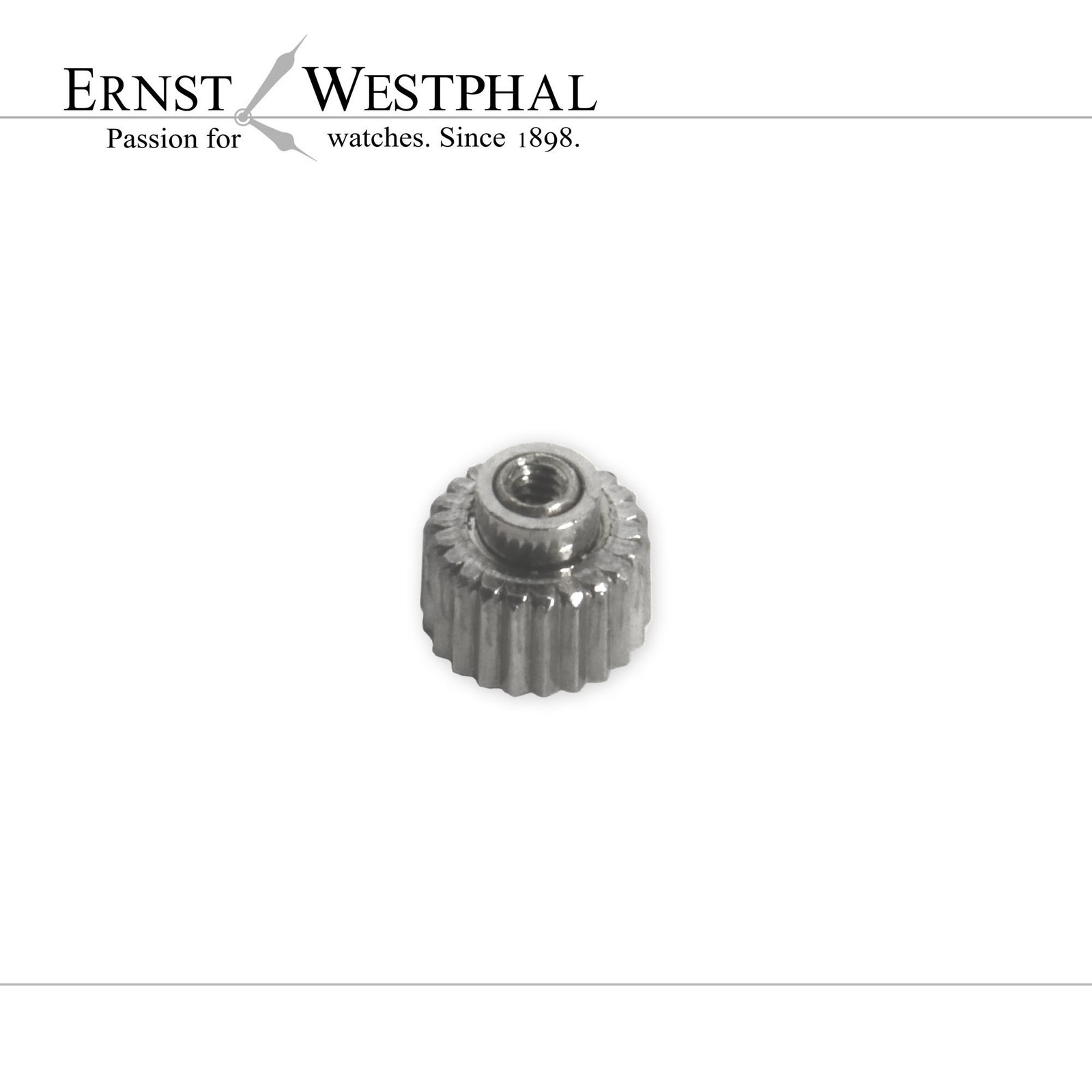 Original Omega crown 3.50 x 2.40 mm, steel – 22014ST