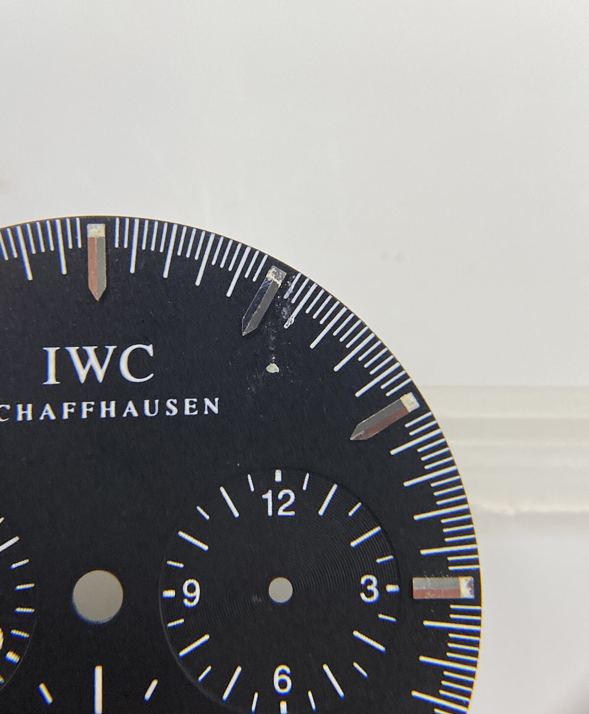 Original IWC GST SCHAFFHAUSEN Chronograph IW372702 Black 27mm Dial