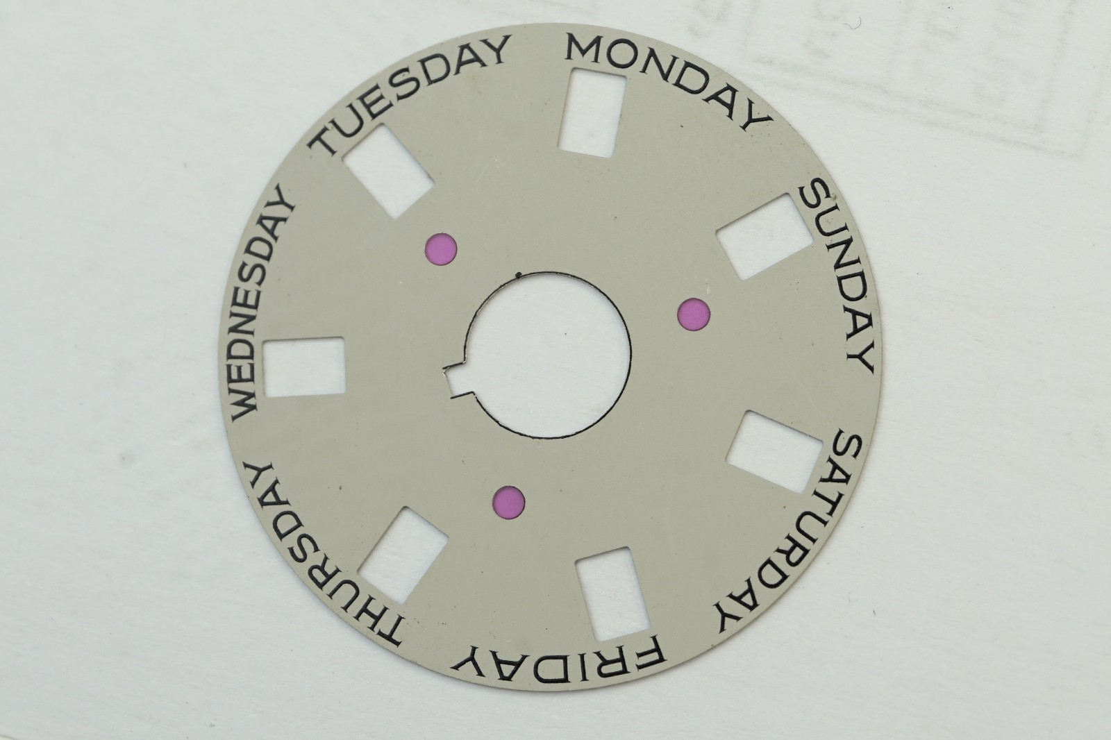 Authentic Rolex 218238 Day Disc White Day Date 3255 English #D2