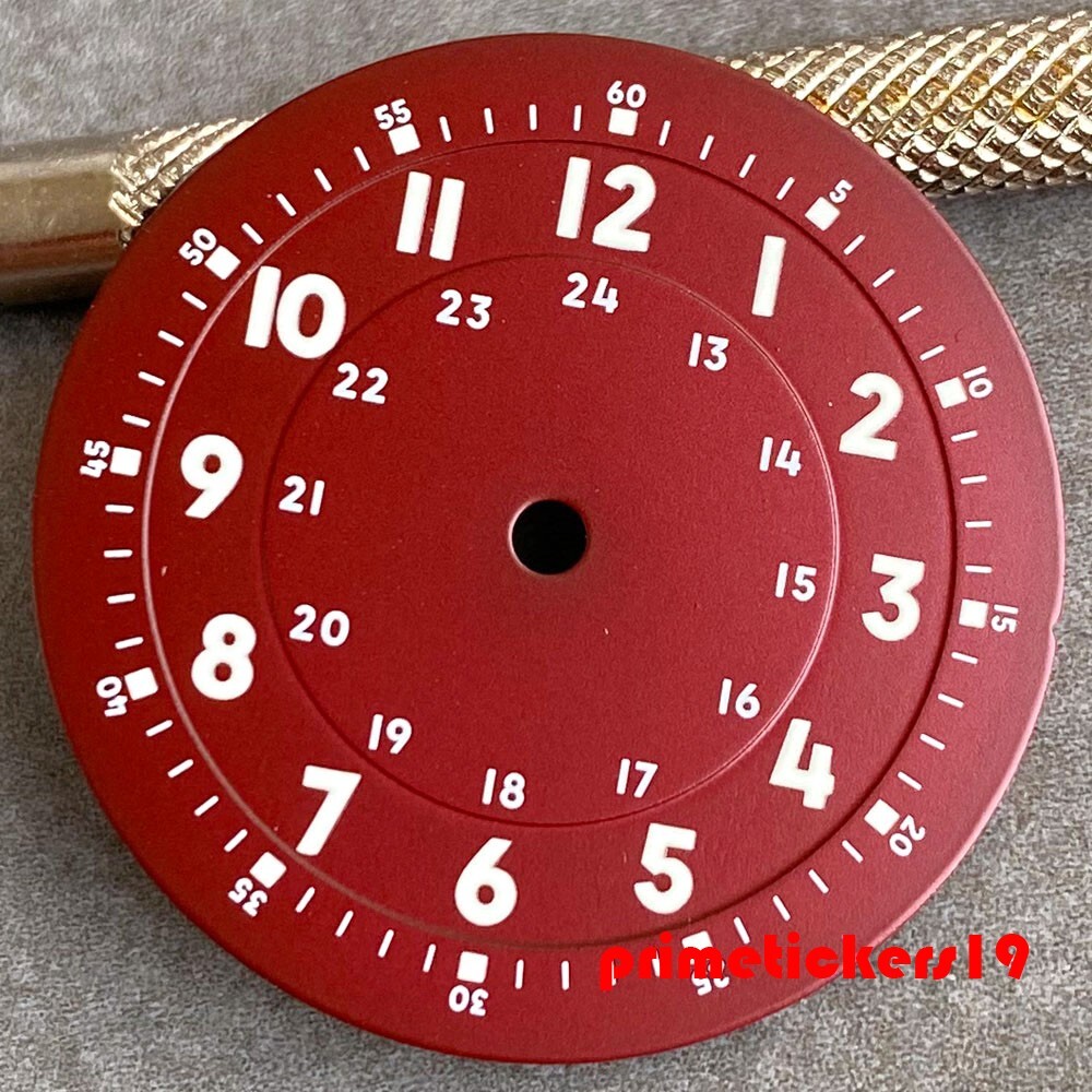 29mm Multicolor Watch Dial Hands Set Luminous Fit NH35 NH36 ETA2824 PT5000 Movt