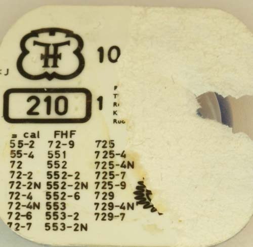 FHF CAL. 55, 72 and others small floor bike Part No. 210 ~NOS~