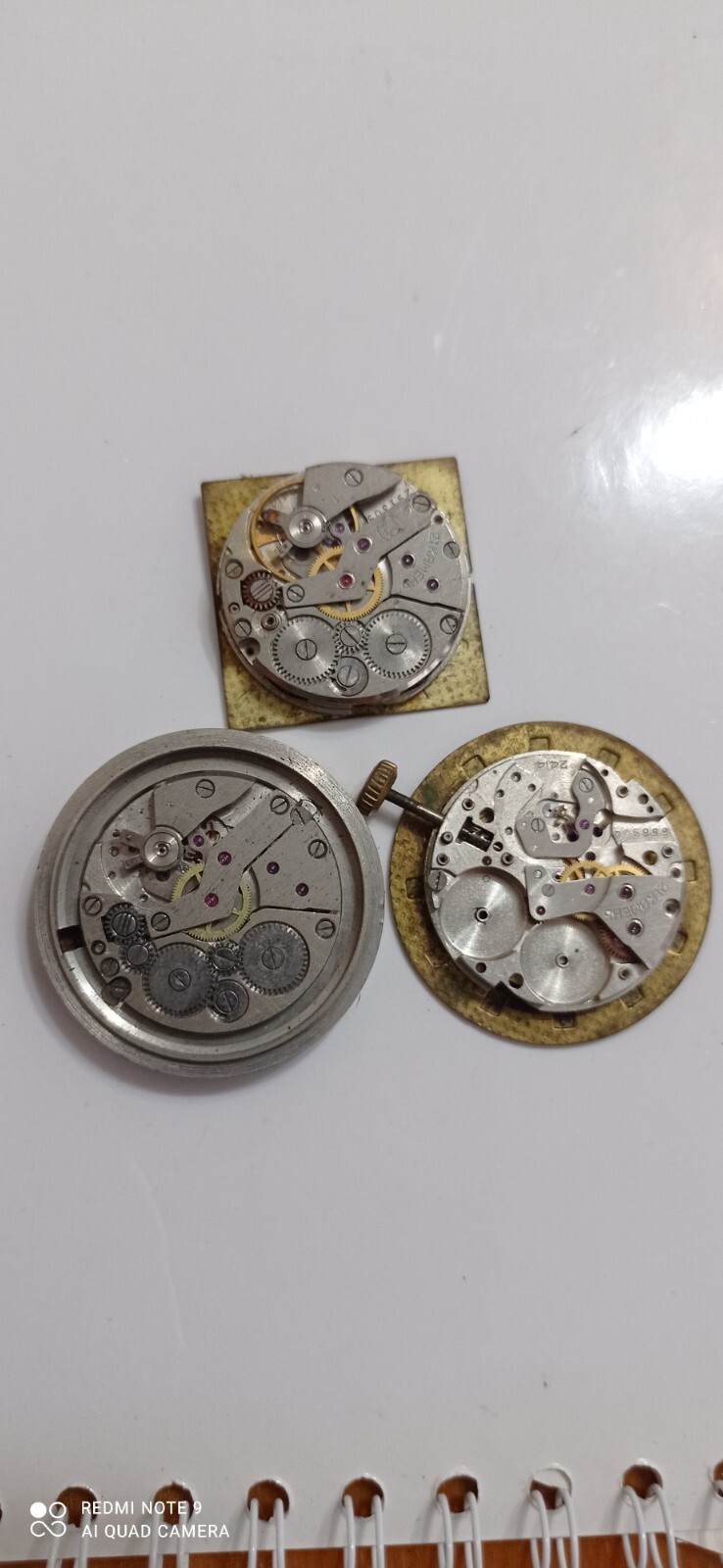 Vintage USSR Slava Mechanical Movement 2414 cal. For Parts. 3 pst. For Parts
