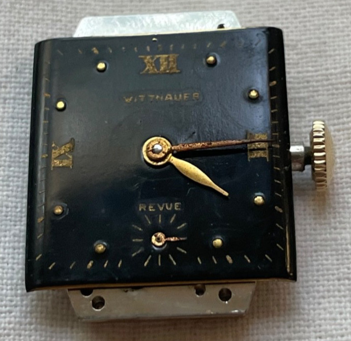 Wittnauer 7TN Revue – movement for mens watch RUNS, lot2507