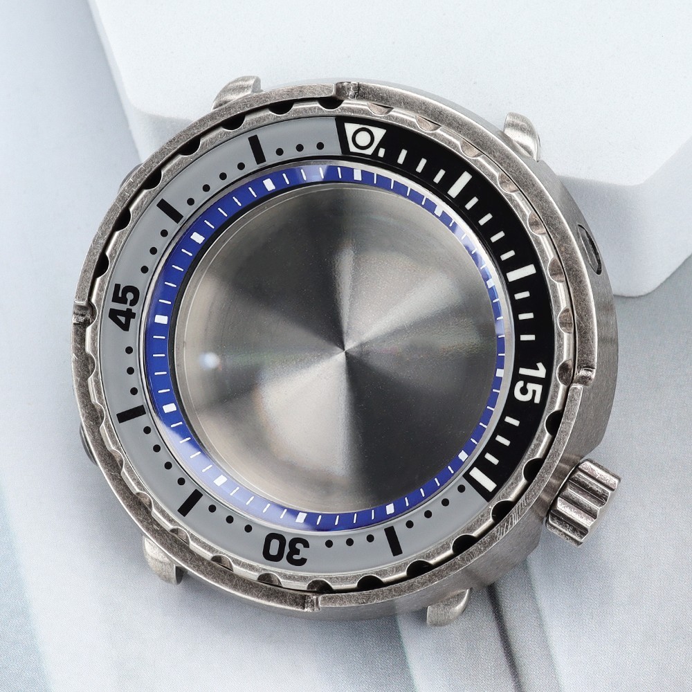47mm STAINLESS Automatic Watch Case Tuna Sapphire 10ATM For Seiko NH35 Movement